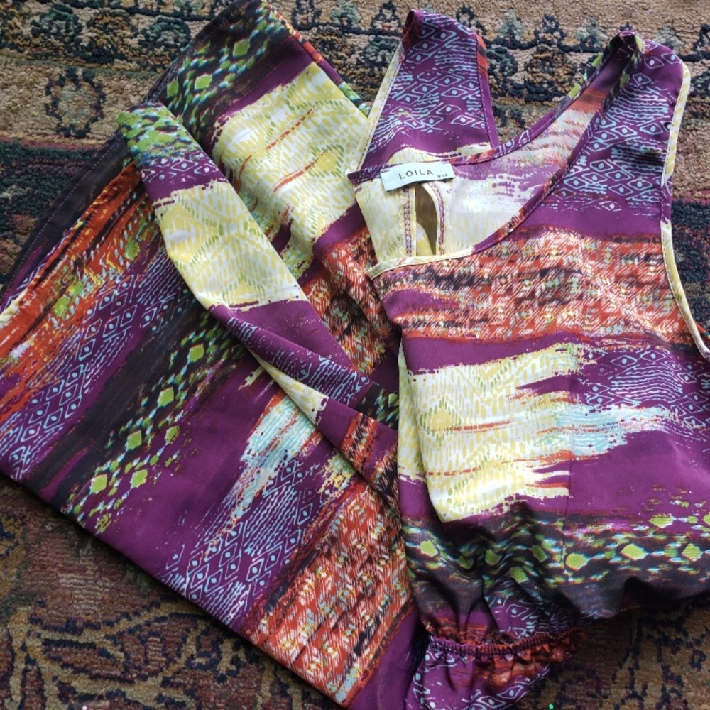 Vintage Colorpatch Springtime Dress